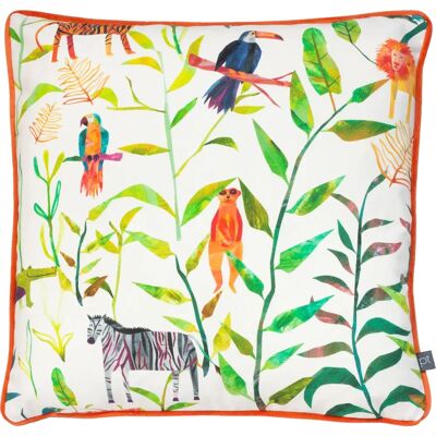 Prestigious Textiles - Hide And Seek Animal Piped Cushion Cover - Arancione - Cushion Cover Prestigious Textiles - Hide And Seek Animal Piped Cushion Cover - Arancione - Cushion Cover