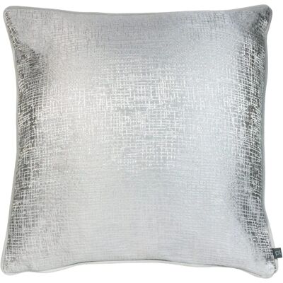 Almohadón Jacquard Metálico Cinder de Prestigious Textiles - Plata Almohadón Jacquard Metálico Cinder de Prestigious Textiles - Plata