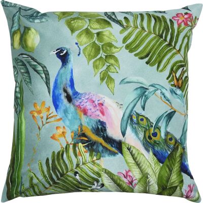 Evans Lichfield Pawie Piórko Poduszka na Zewnątrz - Wielokolorowa - 43cm x 43cm - Poduszka na Zewnątrz Evans Lichfield Pawie Piórko Poduszka na Zewnątrz - Wielokolorowa - 43cm x 43cm - Poduszka na Zewnątrz