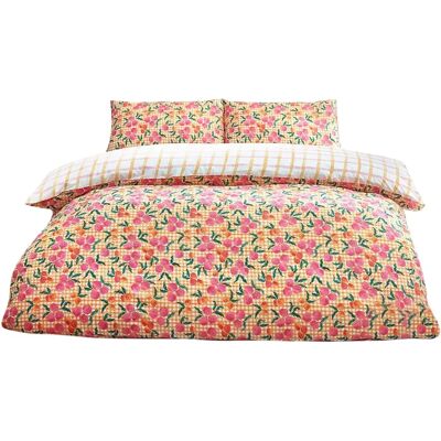 Furn Juicy Completo copripiumino reversibile a quadri - Singolo Furn Juicy Completo copripiumino reversibile a quadri - Singolo