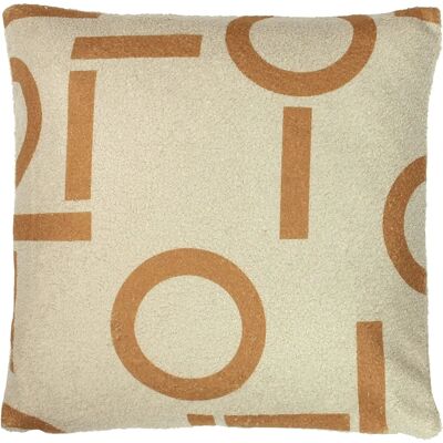 Furn - Shearling Circa Cushion - Orange - One Size - Cushion Furn - Shearling Circa Cushion - Orange - One Size - Cushion