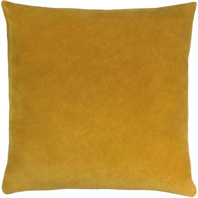 Furn. Solo Coussin en velours de coton rempli - Jaune - Taille unique Furn. Solo Coussin en velours de coton rempli - Jaune - Taille unique
