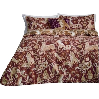 Paoletti Harewood Animale Britannica 100% Cotone Set di Lenzuola - rosso - Singolo Paoletti Harewood Animale Britannica 100% Cotone Set di Lenzuola - rosso - Singolo