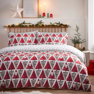 Furn Santa Reversible Cotton Toddler Duvet Cover Set Furn Santa Reversible Cotton Toddler Duvet Cover Set