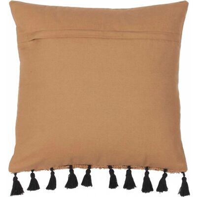 Furn. - Radian Semi Circle Tufted Cotton Tasselled Cushion Cover - Beige - One Size - Cushion Cover Furn. - Radian Semi Circle Tufted Cotton Tasselled Cushion Cover - Beige - One Size - Cushion Cover