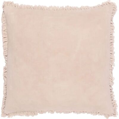 Yard Bertie Cotton Velvet Filled Cushion - Natural - One Size Yard Bertie Cotton Velvet Filled Cushion - Natural - One Size