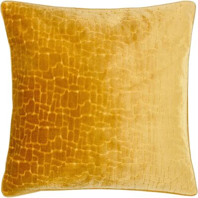 Paoletti - Bloomsbury Cut Velvet - Mustard - Cushion Paoletti - Bloomsbury Cut Velvet - Mustard - Cushion