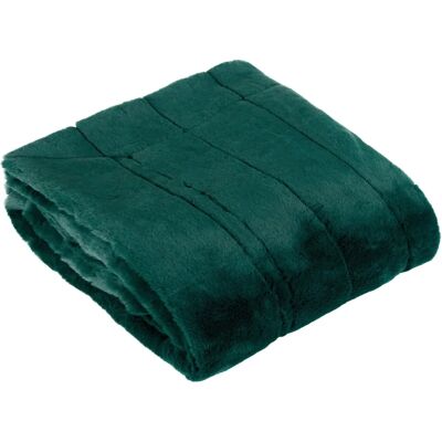 Plaid in pelliccia sintetica Empress di Paoletti 130x180cm - Smeraldo Plaid in pelliccia sintetica Empress di Paoletti 130x180cm - Smeraldo