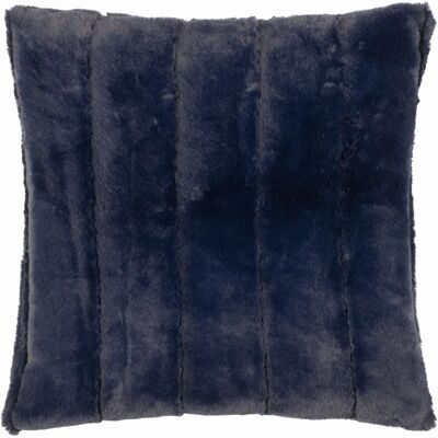 Paoletti Empress Faux Fur Kudde - Marinblå - 55 cm x 55 cm Paoletti Empress Faux Fur Kudde - Marinblå - 55 cm x 55 cm