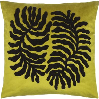 Furn Maldive Cojín de Terciopelo Botánico - Verde - Talla Única Furn Maldive Cojín de Terciopelo Botánico - Verde - Talla Única