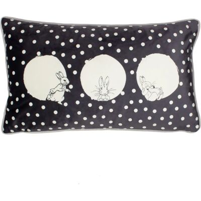 Peter Rabbit - Spot Me - Charcoal - One Size - Cushion cover Peter Rabbit - Spot Me - Charcoal - One Size - Cushion cover