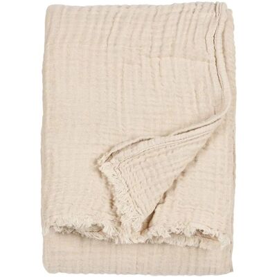 Yard Lark Cotton Throw - Natural - One Size - Throw Blanket Yard Lark Cotton Throw - Natural - One Size - Throw Blanket