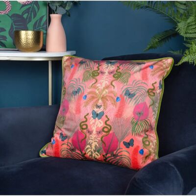 Kate Merritt Exotic Canopy Keder Velvet gefülltes Kissen - Mehrfarbig - Einheitsgröße Kate Merritt Exotic Canopy Keder Velvet gefülltes Kissen - Mehrfarbig - Einheitsgröße