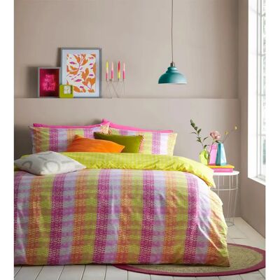 Furn Neola Set di Trapunte a Strisce Astratte e Reversibili - King Furn Neola Set di Trapunte a Strisce Astratte e Reversibili - King