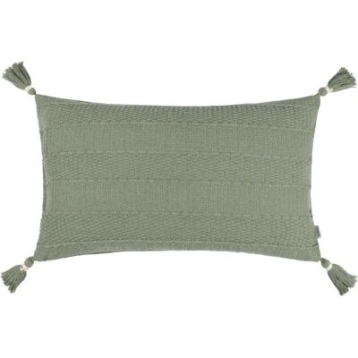 Yard Caliche Model Teksturowana Poduszka z Frędzlami - Zielona - 40cm x 60cm Yard Caliche Model Teksturowana Poduszka z Frędzlami - Zielona - 40cm x 60cm