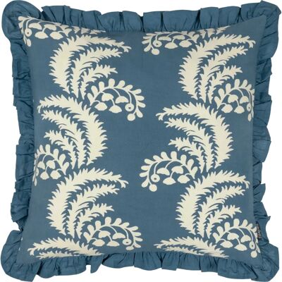 Paoletti - Montrose - Blue Cotton - One Size - Cushion Cover Paoletti - Montrose - Blue Cotton - One Size - Cushion Cover