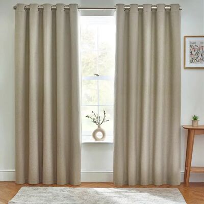 Rideaux occultants thermiques Furn Dawn - 168cm x 229cm - Noir Rideaux occultants thermiques Furn Dawn - 168cm x 229cm - Noir