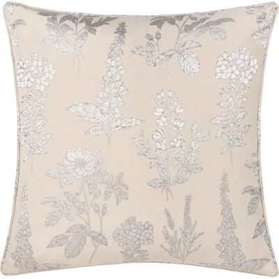 Wylder Nature Sophia Bloemen Jacquard Kussenhoes - Naturel - 50 x 50 cm Wylder Nature Sophia Bloemen Jacquard Kussenhoes - Naturel - 50 x 50 cm