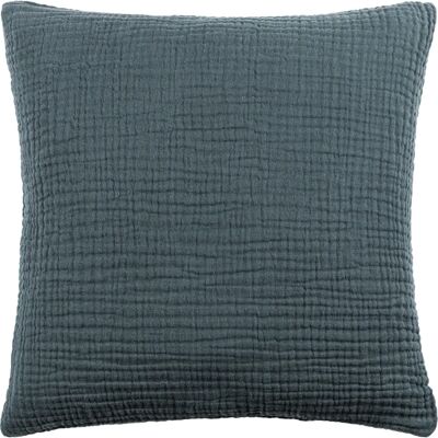 Yard Lark - Muslin Cotton Cushion - Blue - 45x45 cm - Cushion Cover Yard Lark - Muslin Cotton Cushion - Blue - 45x45 cm - Cushion Cover