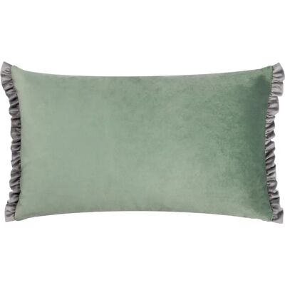 Wylder Nature Tilly Velvet Reversible Cushion - Sage Green - Size 30x50cm Wylder Nature Tilly Velvet Reversible Cushion - Sage Green - Size 30x50cm