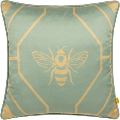 Furn Bee Deco Geometric Filled Cushion - Green - Size 43 Cm X 43 Cm Furn Bee Deco Geometric Filled Cushion - Green - Size 43 Cm X 43 Cm