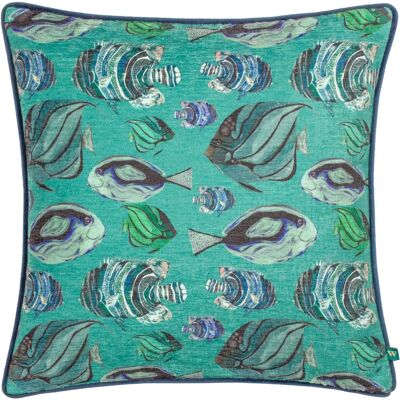 Wylder Tropics Abyss Fish Model - Teal Cushion Wylder Tropics Abyss Fish Model - Teal Cushion