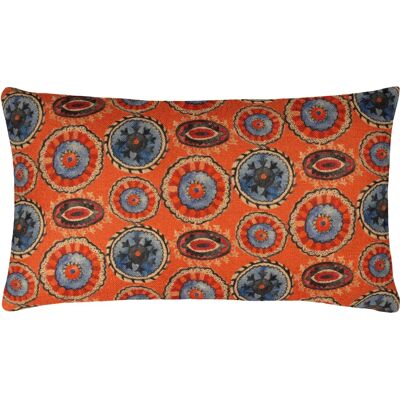 Wylder Tropics Akamba Tribal Paisley Filled Cushion - Orange - Size 30 Cm X 50 Cm Wylder Tropics Akamba Tribal Paisley Filled Cushion - Orange - Size 30 Cm X 50 Cm