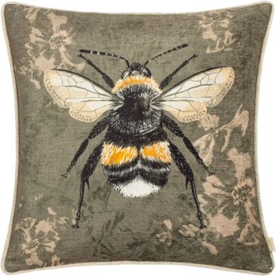 Evans Lichfield - Avebury Bee - Sage Green - 43x43 cm - Cushion Cover Evans Lichfield - Avebury Bee - Sage Green - 43x43 cm - Cushion Cover