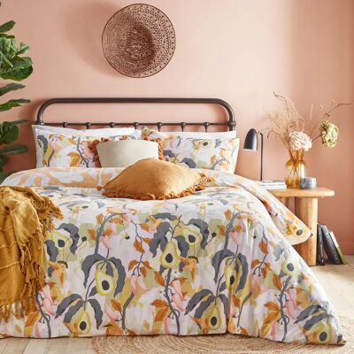 Furn. Huerta Tropical Conjunto de Edredón - Naranja - Tamaño King Furn. Huerta Tropical Conjunto de Edredón - Naranja - Tamaño King