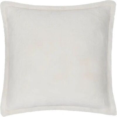 Kallu Faux Fur Filled Cushion - 45cm x 45cm - Ecru Kallu Faux Fur Filled Cushion - 45cm x 45cm - Ecru