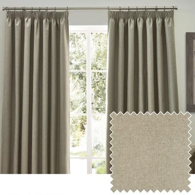 Furn. Dawn Blackout Curtains - Textured, Black, 3 Variants Furn. Dawn Blackout Curtains - Textured, Black, 3 Variants