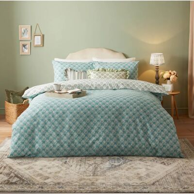 Furn Krissa Set Piumino a Stampa Bloc - Biancheria Furn Krissa Set Piumino a Stampa Bloc - Biancheria