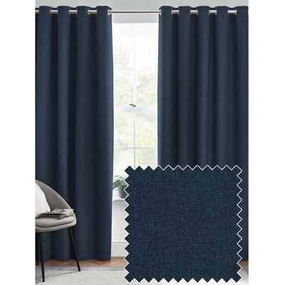 Furn. Dawn teksturowane blackout zasłony - Midnight Furn. Dawn teksturowane blackout zasłony - Midnight