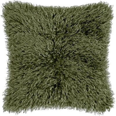 Rowan Khaki Faux Fur Cushion - Cushion Rowan Khaki Faux Fur Cushion - Cushion