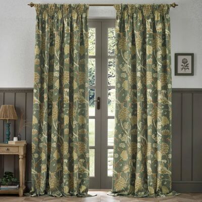 William Morris Cray Velvet Curtains - Curtains William Morris Cray Velvet Curtains - Curtains