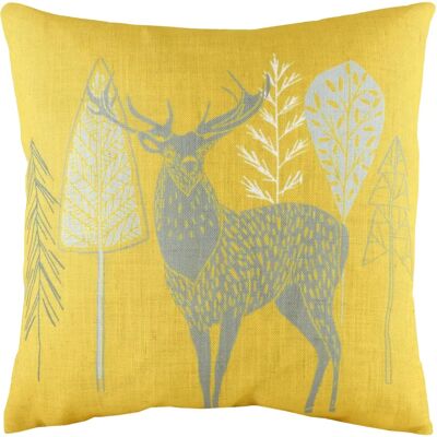 Evans Lichfield Hulder Hert Kussen - Geel - One Size Evans Lichfield Hulder Hert Kussen - Geel - One Size