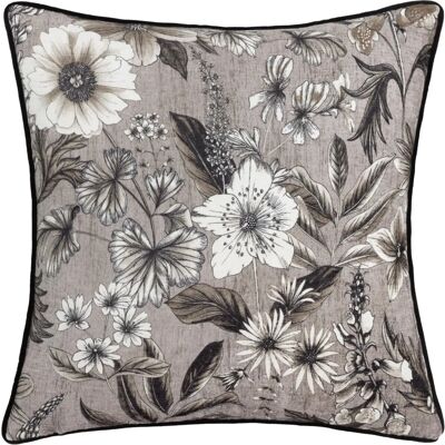 Wylder Harlington Botany Kwiatowa Poduszka z Pipingiem - Beżowa - 50 cm x 50 cm Wylder Harlington Botany Kwiatowa Poduszka z Pipingiem - Beżowa - 50 cm x 50 cm