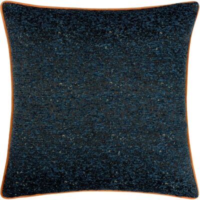 Cuscino imbottito Paoletti Galaxy Chenille con piping - Blu navy - 50cm x 50cm Cuscino imbottito Paoletti Galaxy Chenille con piping - Blu navy - 50cm x 50cm