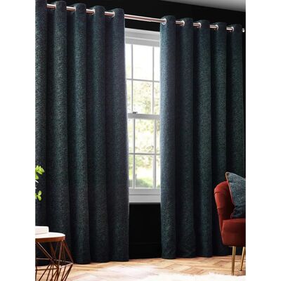 Paoletti Galaxy Chenille Ready Made Eyelet Curtains - Curtains Paoletti Galaxy Chenille Ready Made Eyelet Curtains - Curtains