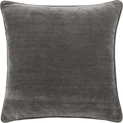Yard - Heavy Chenille Reversible Cushion Cover - Charcoal - 50x50 cm - Cushion Cover Yard - Heavy Chenille Reversible Cushion Cover - Charcoal - 50x50 cm - Cushion Cover