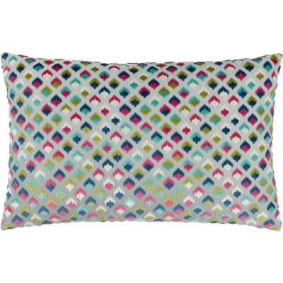 Paoletti Lexington Multicolour Feather Filled Cushion - 40x60cm - Cushion Paoletti Lexington Multicolour Feather Filled Cushion - 40x60cm - Cushion