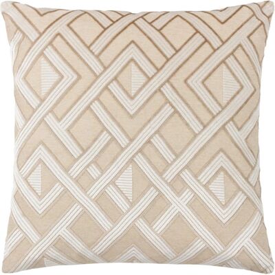 Paoletti - Henley Velvet Jacquard - Taupe - 50x50 cm - Cuscino Paoletti - Henley Velvet Jacquard - Taupe - 50x50 cm - Cuscino