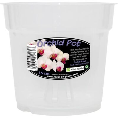 Growth Technology Pot Orchidée Claire - 15cm - Épiphyte - Publicité Growth Technology Pot Orchidée Claire - 15cm - Épiphyte - Publicité