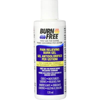 Gel BurnFree - Premiers Soins Brûlures - 120ml - Publicité Gel BurnFree - Premiers Soins Brûlures - 120ml - Publicité