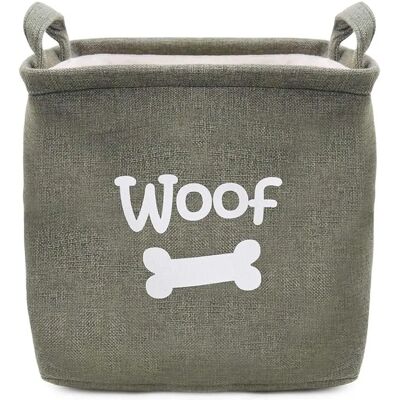 Rosewood Forest Canvas Pet Toy Basket - Bosgroen Rosewood Forest Canvas Pet Toy Basket - Bosgroen