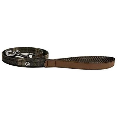 Rosewood Luxusleder Hundeleine - Tweed-Karo - 3/4'' X40'' Rosewood Luxusleder Hundeleine - Tweed-Karo - 3/4'' X40''