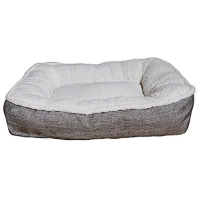 Rosewood Large Plush Tweed Dog Bed - 84cm Rosewood Large Plush Tweed Dog Bed - 84cm