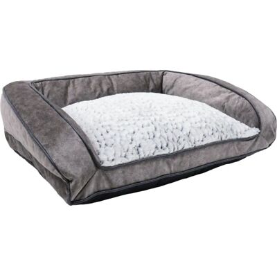 Rosewood Grijze Luxe Pluchebank - Medium - 74cm Rosewood Grijze Luxe Pluchebank - Medium - 74cm