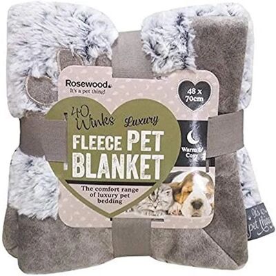Couverture pour animaux Rosewood - 70X48 cm - Gris - Publicité Couverture pour animaux Rosewood - 70X48 cm - Gris - Publicité