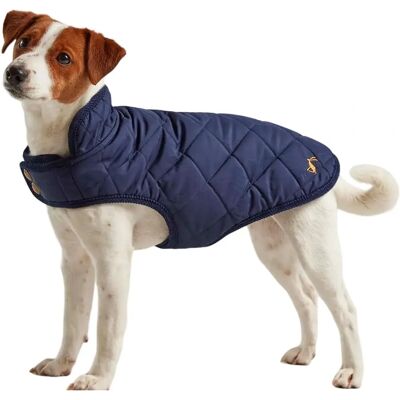 Manteau pour Chien Matelassé Navy de Joules - Grand Manteau pour Chien Matelassé Navy de Joules - Grand